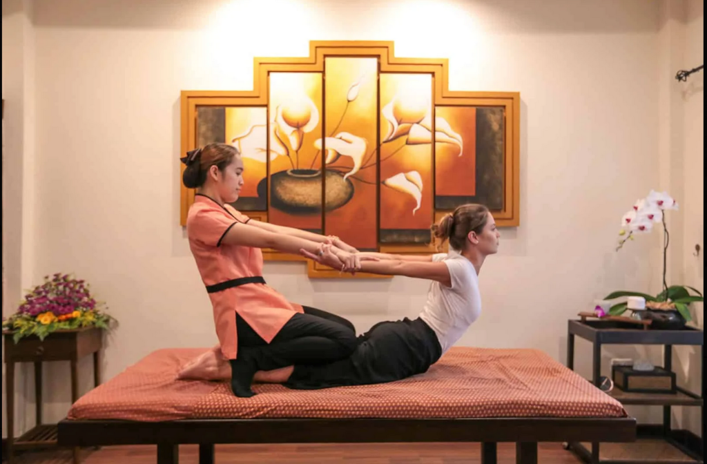 Thai massage therapy